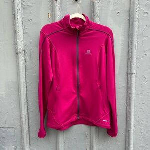 Salomon Hot Pink Half-Zip Pullover
